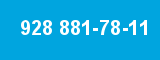 928 881-78-11